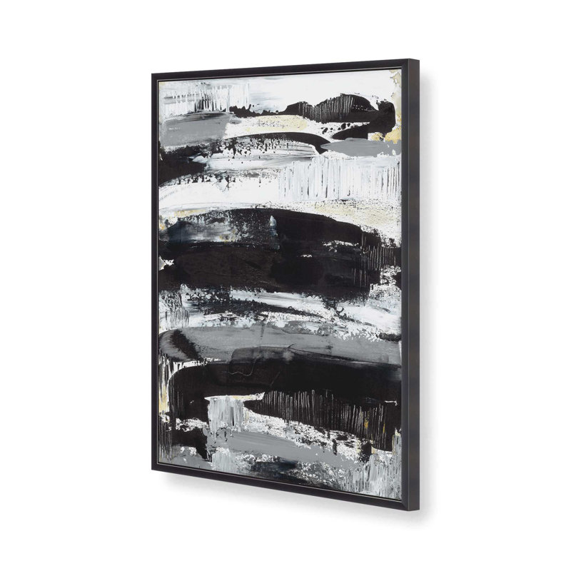 Impression monochrome Momentum, Zinc patiné, H 15,25 po x l 12,25 po
