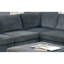 Contemporary Grey Chenille 6pc Living Room Sectional , Contains 3x Corner Sofas, 2x Armless Chairs And 1x , Soft Texture Chic With Wedge, For Style