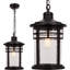 Luminaire suspendu d'extérieur 12,4 po câblé