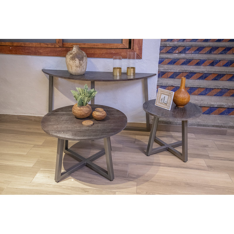 Marliegh 55'' Solid Wood Top Console Table