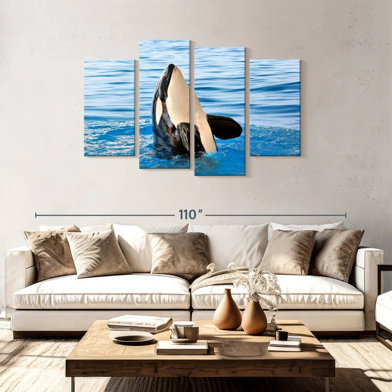 Brampt Orca Sighting, 48"H x 75"W