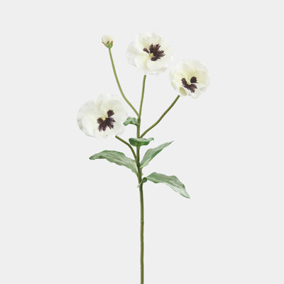 Silk Pansy Faux Floral