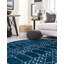 Tapis bleu marine / blanc Lenwood-1782931636