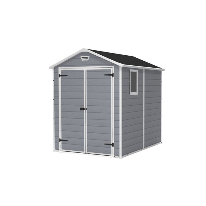 Keter Manor Shed 6X8ft- Grey | Wayfair.co.uk