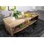 Pure Acacia Solid Wood Frame Coffee Table-47567697-47567698