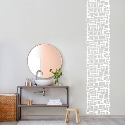 Abstract Non-Wall Damaging Wall Decal
