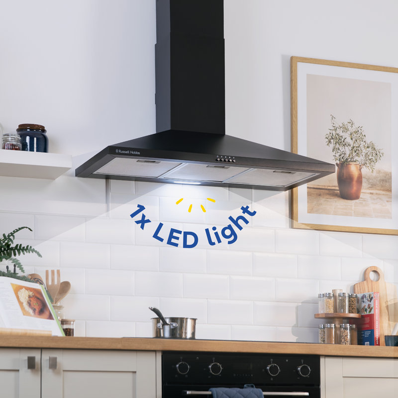 Russell Hobbs® Chimney Cooker Hood, 90cm, Black