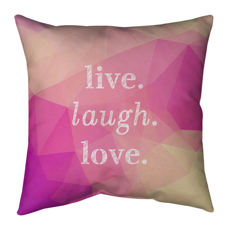 Coussin de sol, 40 po x 40 po, Rose / beige
