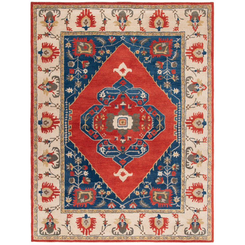 Antiquity Hand Tufted Wool Oriental Rug, Rectangle 8' x 10'
