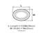Manor 1 3/16" Length Oval Knob-12017687