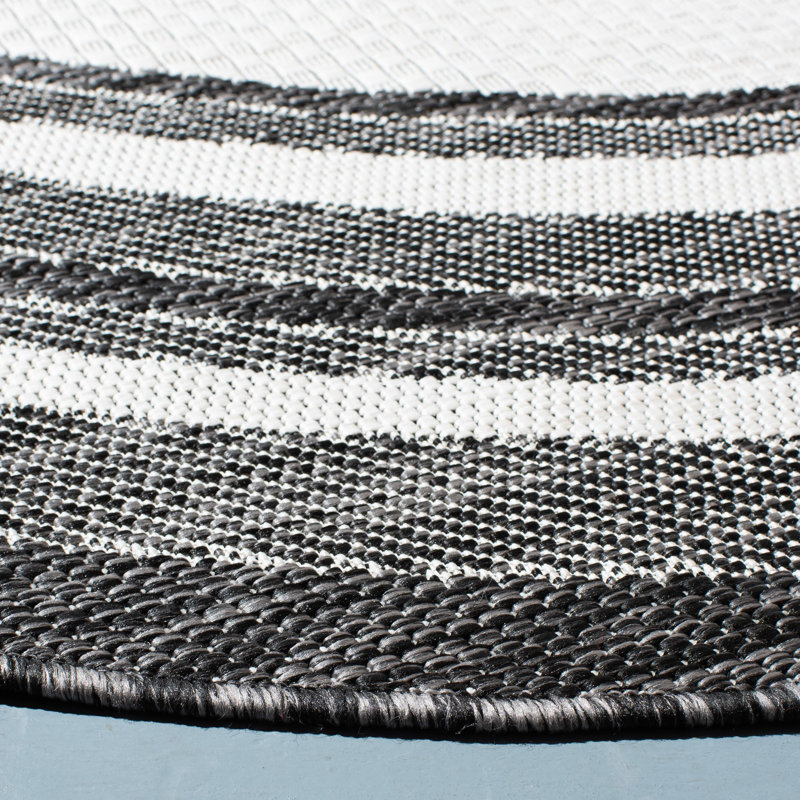 Tapis d'intérieur tissé à la machine Chancy, Rond 4 pi