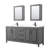 Daria 80'' Double Bathroom Vanity with Marble Top-97902716-97902717