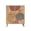 Armoire décorative moderne à motif abstrait 4 portes - l 37 po x H 44 po x P 14 po