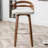 Modern Upholstered Swivel Bar Stools (Set of 3)-941688251-941688247