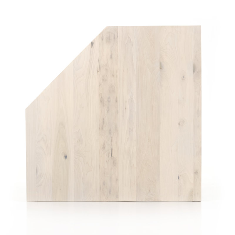 Ehme Solid Wood Writing Desk, Dove Poplar