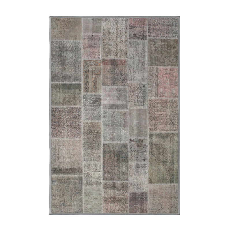 Statler Patchwork Indoor Rug, Rectangle 8' x 12'