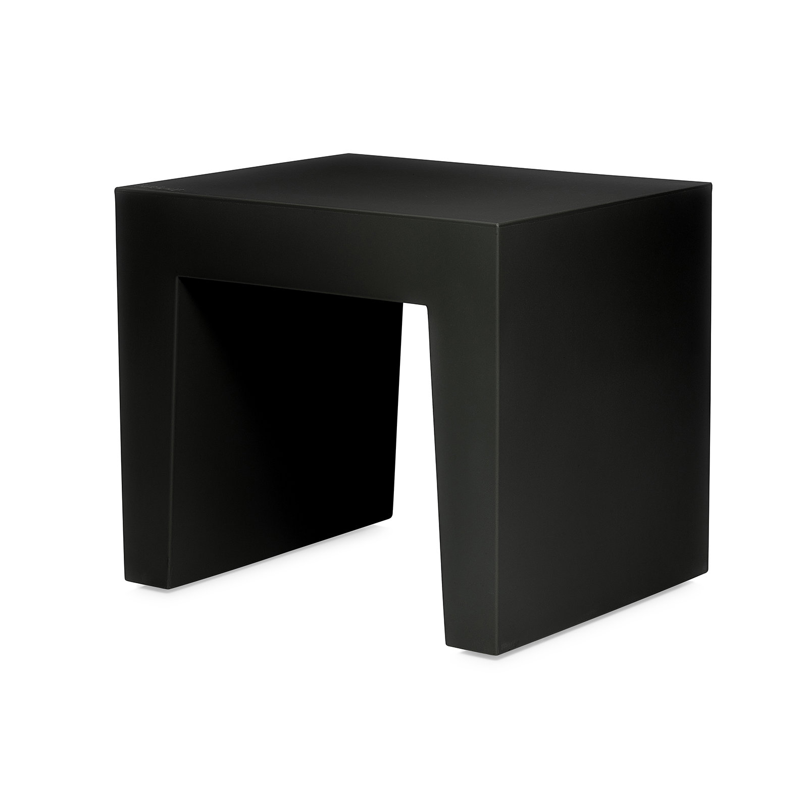 Concrete Seat, Recycled Black