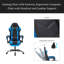 Gaming Chair With Footrest, Ergonomic Computer Chair With Headrest And Lumbar Support, Breathable Material Height Adjustable Video Game Chairs For Adults-191392882