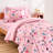 Pink Flowers Bedding Set-1857353007