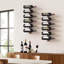 Iron Wine Bottle Rack in Black