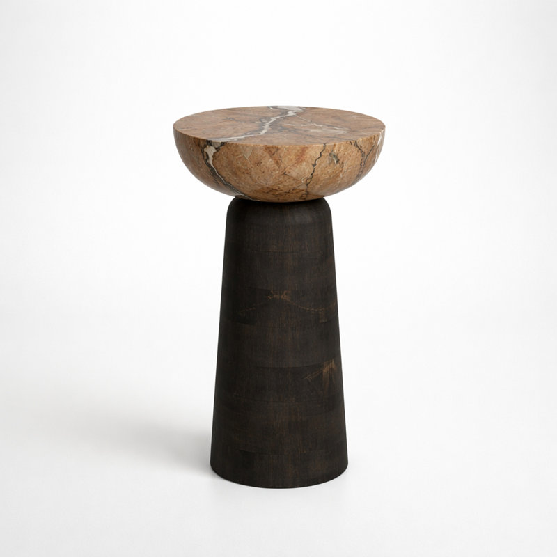 Jonnique Marble Top End Table