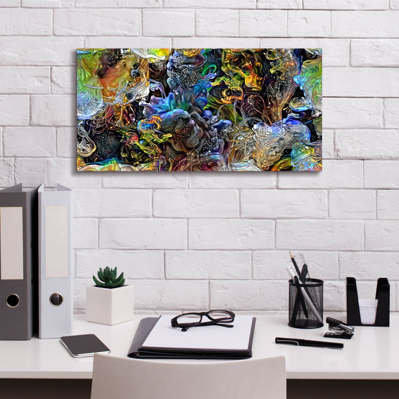  «Botticellis Delusions» par Pedro Gavidia, art mural sur toile, 24 po x 12 po