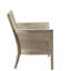 Fauteuil en rotin - Siège amovible avec rembourrage en mousse haute densité pour un confort optimal, pieds en bois massif, fauteuil d'appoint chic pour salon/bureau, dossier en bois naturel recyclé, pour un espace de détente au bureau ou au salon