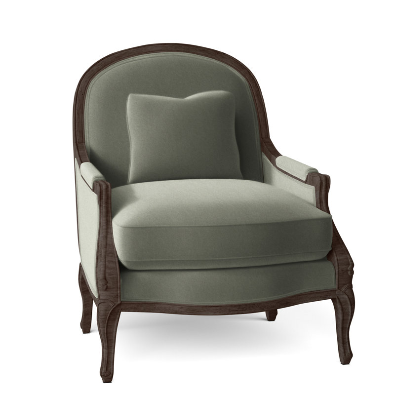 Adair Upholstered Armchair, Hazelnut, 9953 Willow Polyester