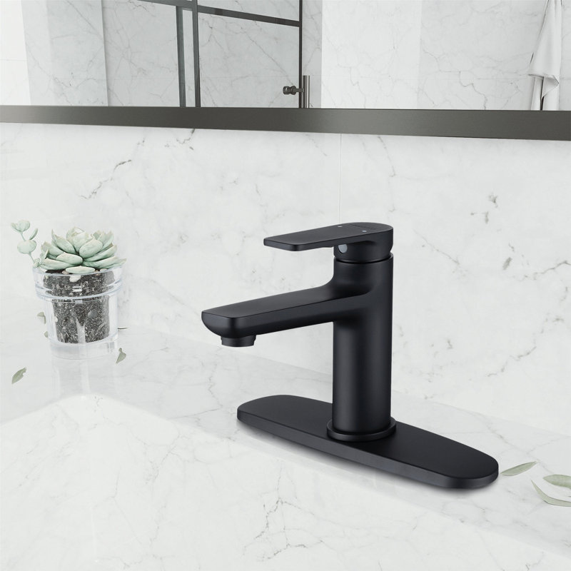 Robinet de salle de bain monotrou
