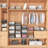 4-Pack Stackable Wire Baskets for Closet Organizers and Storage, Open Storage Bins for Clothes, Toys, and Snacks - Rustic Metal Closet Organizers and Storage Shelves in Black
