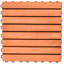 12" x 12" Wood Interlocking Deck Tile in Tan
