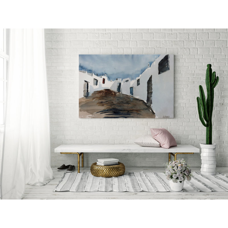 Marruecos by Bruno Vázquez - Wrapped Canvas Painting, 60cm H x 90cm W x 3cm D