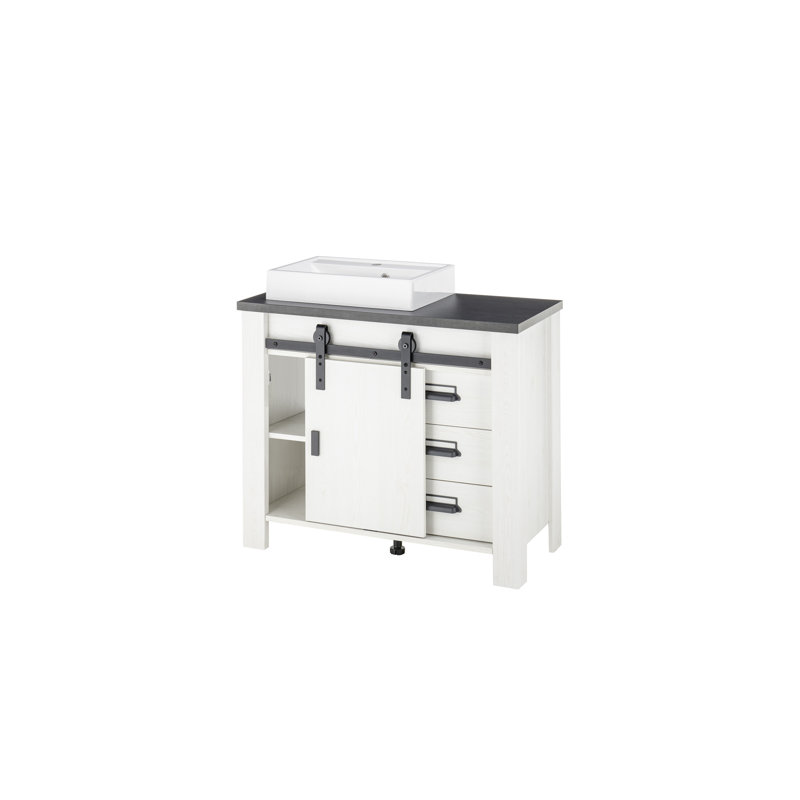 Jackeline Bathroom Suite, White
