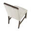 Table de salle à manger moderne avec finition brun et table d'appoint extensible avec chaises d'appoint beige-1407971913