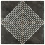 Carrelage mural en céramique 18 po x 18 po Merola Tile Kings Rombos Night