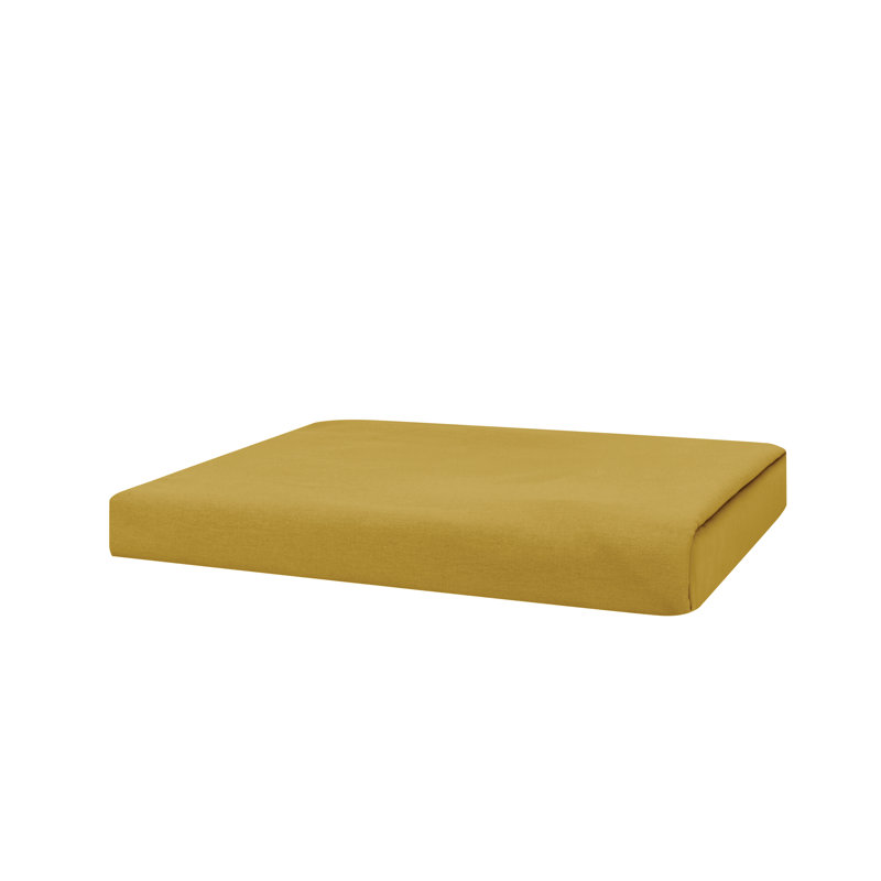 Penny Flat Sheet, Queen Flat Sheet, Yellow