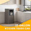 Poubelle de cuisine extérieure grande capacité 22 gallons-111634982