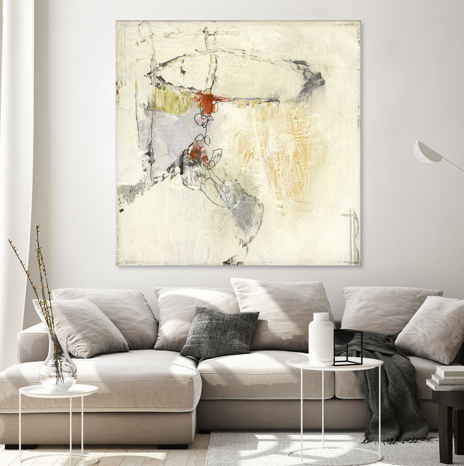 Short Stories II Painting by Terri Burris, 54" H x 54" W x 1.5" D