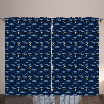 Semi Sheer Curtain Pair