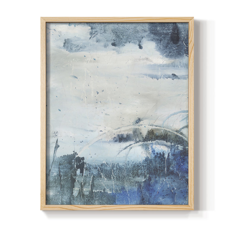 «Coastal Seas II», reproduction encadrée - bois massif, H 15 po x l 12 po