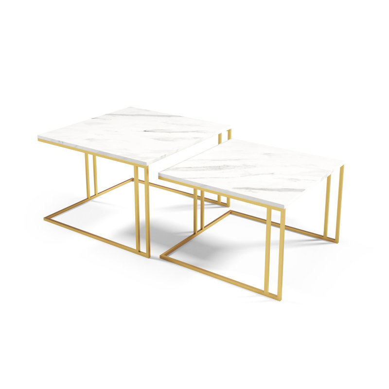 Alino Frame Coffee Table, Oak/Black