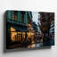 Reproduction d'art sur toile, "A Cozy Rain So Soed Street Corner In An Urban l'arrangement", "Twilight Illuminated"-1875250227