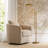 62.5" Industrial 3CCT LED Pharmacy Reading Task Floor Lamp in Brass-938583477