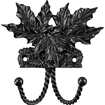 Crochet décoratif pour feuille d’érable murale