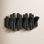 5-Hook Solid Wood Coat Rack