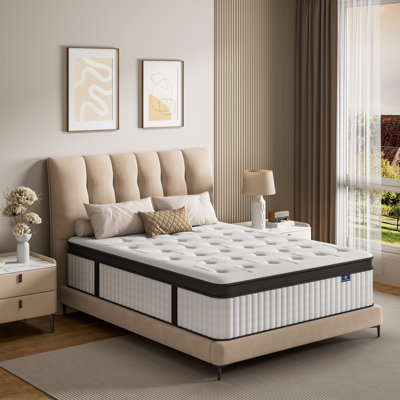 10” Medium Memory Foam Hybrid Mattress In A Box