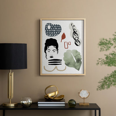 Collected Mindfulness I Framed Print - Solid Wood