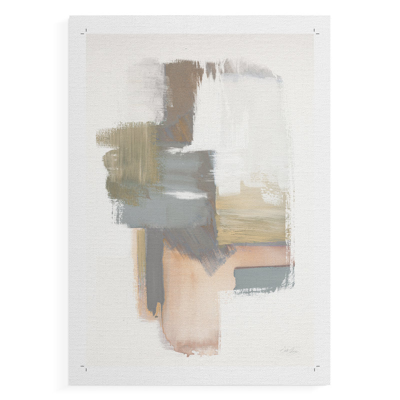 Soft Symmetry II - Impression sur toile seulement - NON CADRE, H 36 po x l 24 po