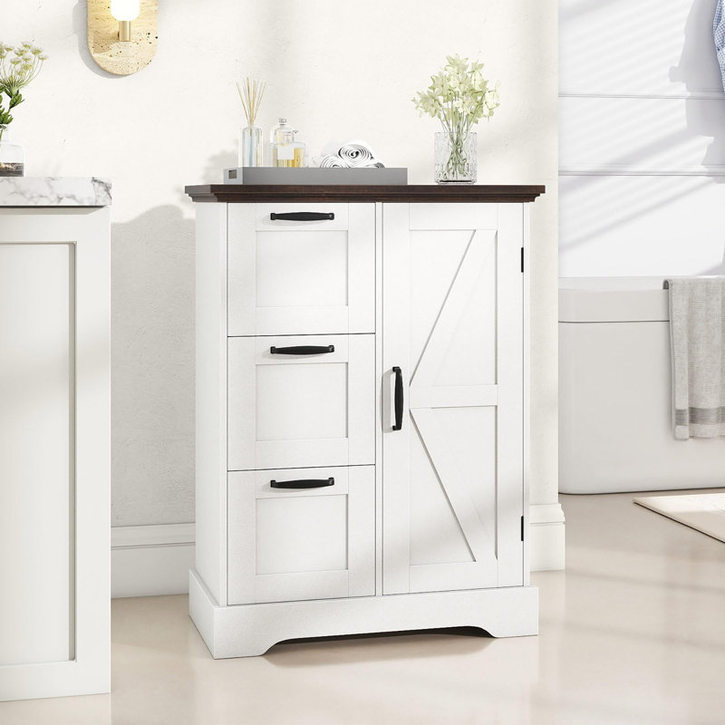 Bathroom Storage, White
