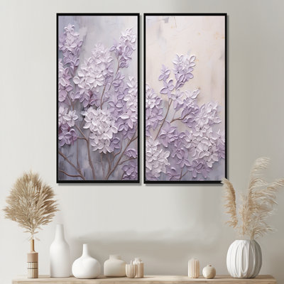 Kalvin - Purple Art Prints On Canvas